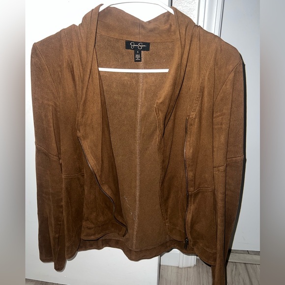 Jackets & Blazers - Jessica simpson Suede brown jacket